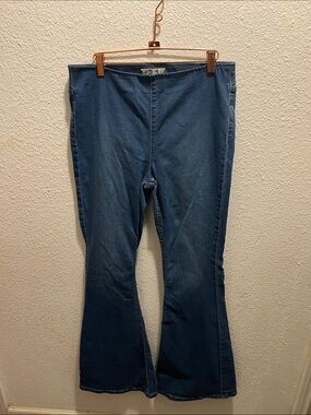 We The Free Dark Blue Flare Jeans